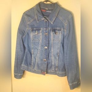 Wranglers Authentics Women's Stretch Denim Jacket Large